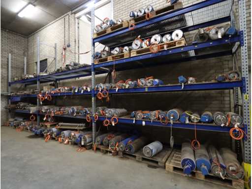 Partij trommelmotoren