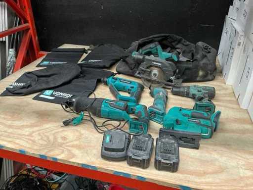 Vonroc Various battery tools (6x)
