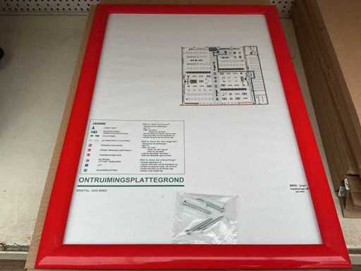 Evacuation Plan Board (7x)