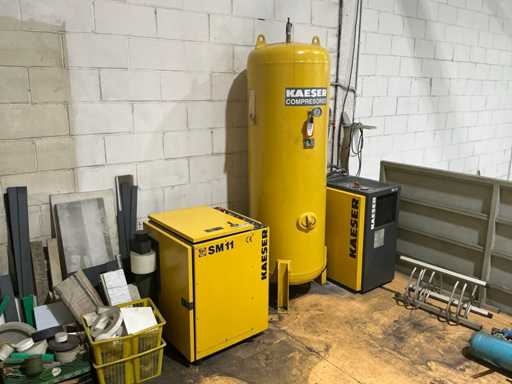 Complete compressed air system - KAESER - SM 11 - 1998