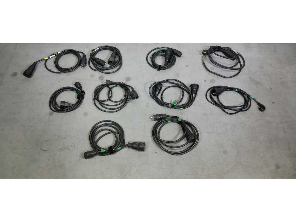 10 x Cablu Schuko 3mtr (1,5mm2)