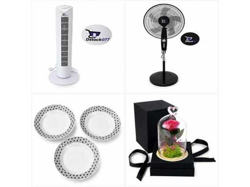 Ventilateurs, arts de la table et décoration pour la maison, sans prix de réserve