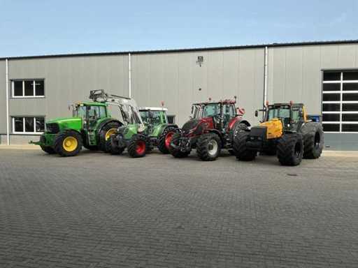 Tractors, implements, forklifts, harvesters, earthmoving machines and various attachments