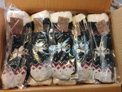 Apollo - 60 de perechi de șosete Home cu antialunecare