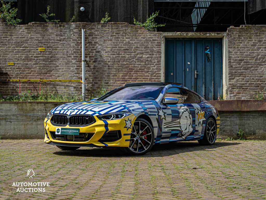 BWM M850i Gran Coupé 4.4 V8 xDrive -L'8 X Jeff Koons- M-Performance 530cv 2023 (1 di 99) (NUOVO) Serie 8 (Originale-NL + 1° proprietario), X-004-JB