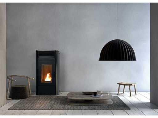 RED - Camelia Air 8 S2 Easy Connect - Black - Pellet stove