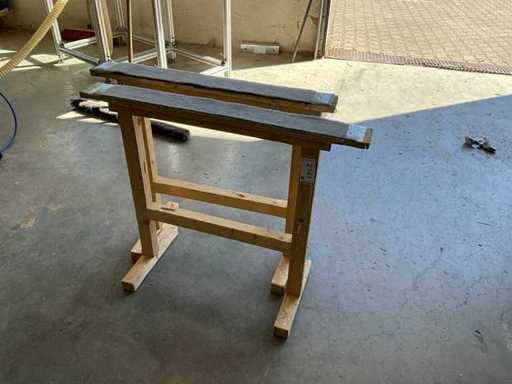 Assemblage de ponts / ponts d’atelier / une paire en bois