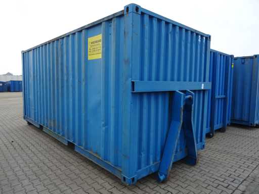 Haakarm afzet afvalcontainer