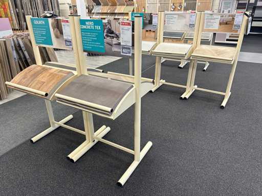 Presentation furniture floor samples (7x)