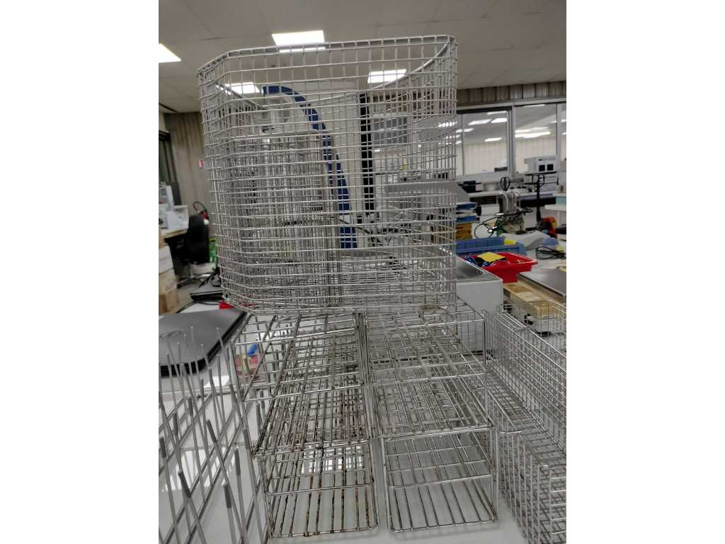 Set of stainless steel baskets