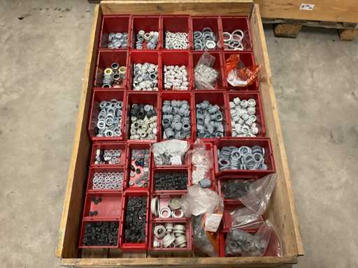 Partij kabelwartels en toebehoren