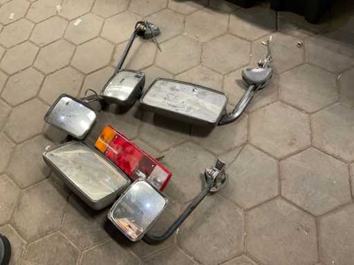 Mirrors and rear light