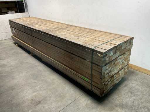 Spruce beam rough - 510x10x5 cm (30x)