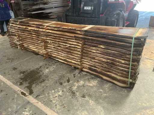 Sawn Oak tree trunk