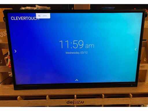 2020 Clevertouch Impact Plus cu ecran tactil interactiv 75"