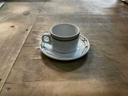 Steelite/Albalit Kaffeetasse und Untertasse (1700x)