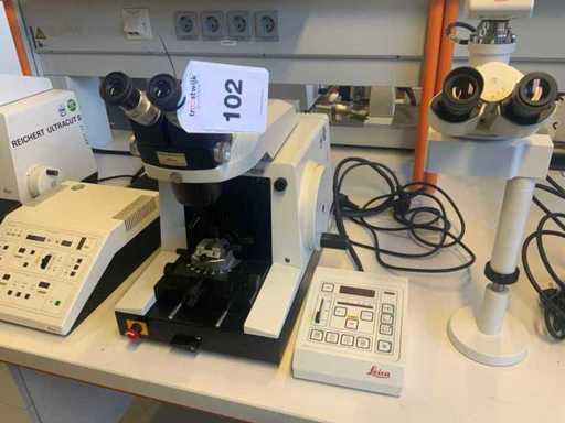 Leica Jung RM2055 Microscope setup