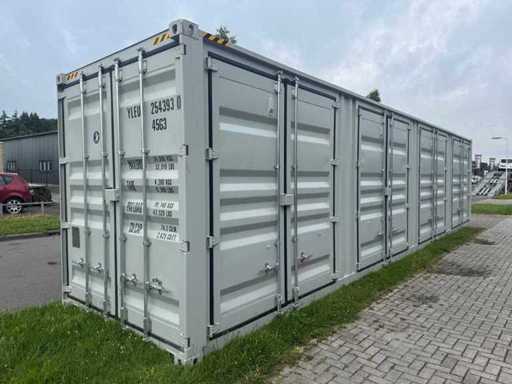 Quartier generale cubo alto 40 piedi / Container di stoccaggio da 12 metri con 3 porte laterali
