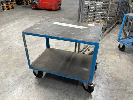 Carrello da trasporto Eurokraft a 2 piani