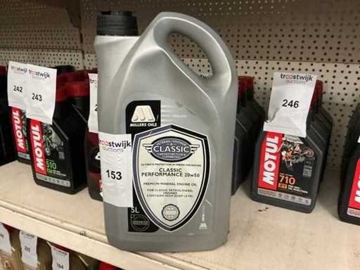 Millers Oils,inhoud 5 liter Motor olie Classic 20w50