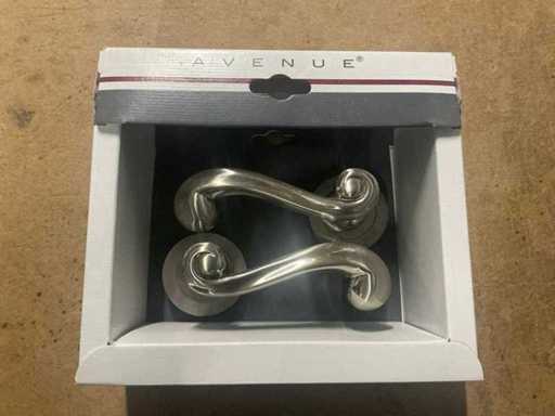 Set di maniglie della porta a rosetta rotonda Avenue Boucle (40x)