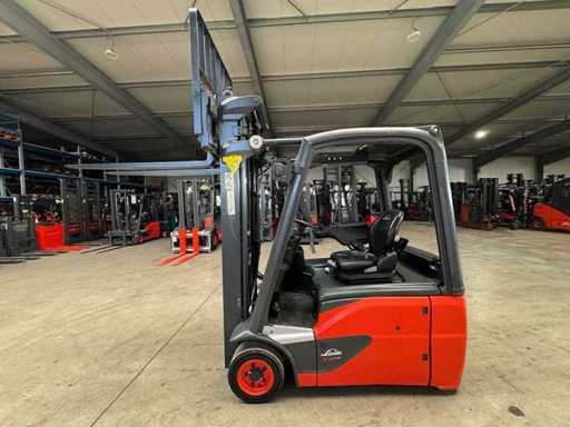 2020 Dienst + UVV 02/2027 Linde E16-02 EVO 1.600kg Triplex 507cm Elektrische heftruck Vorkheftruck 5.665 uur