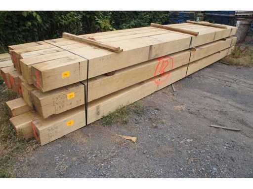 1,13 m³ Eiken balken 200x200