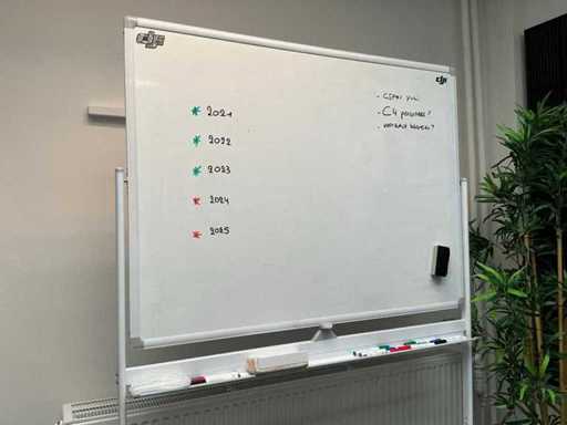 Verrijdbaar Whiteboards