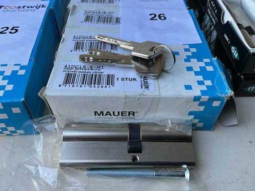 Mauer 41DC18-MLS-NI 41/51 Lot Cylinder Locks w tym 3 klucze