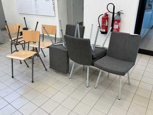 Diverses chaises (9x)