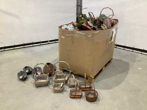 Charge verschiedener Körbe