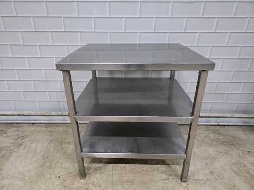 Stainless steel work table
