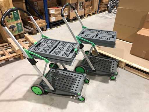 Clax - Verde - Cestini e carrelli della spesa (2x)