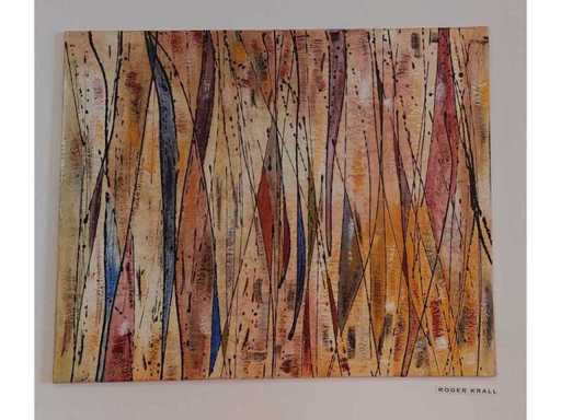 Muurschildering 110x90cm