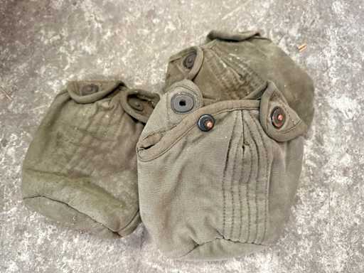 Batch of canvas canteen covers