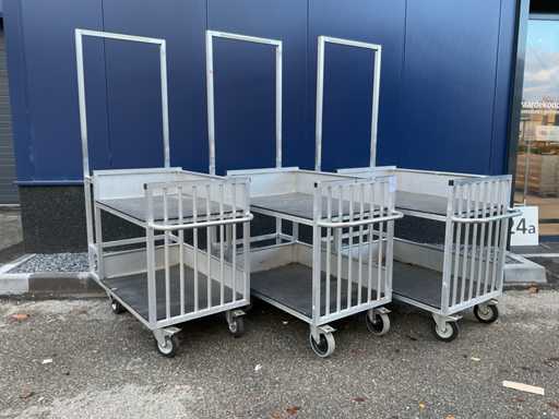 Orderpick wagen/transportwagen (3x)