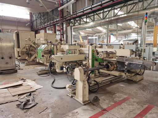 2004 DELLE VEDOVE LBD 15+15 Edge Profiling, Sanding and Lacquering Line