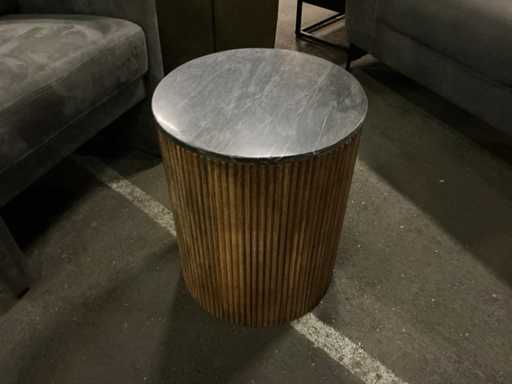 Giga Furniture Glitzie Marble Side Table