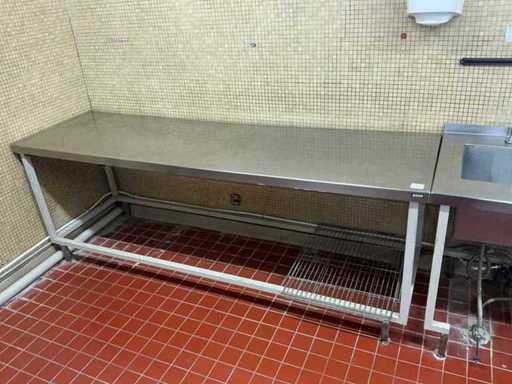 Roestvrijstalen tafel