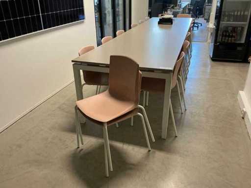 Mara Kantinetafels met 16 stoelen
