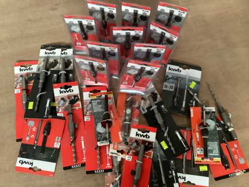 KWB Mix-Lochmontagewelle mit Mittelbohrer (28x)