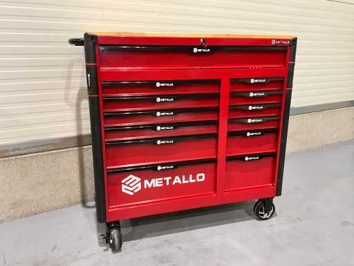 Metallo - 2025 - 12 sertare - cărucior pentru scule