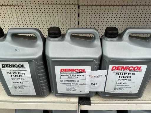 Denicol Kapazität 5 Liter Verschiedene Schmierstoffe (3x)