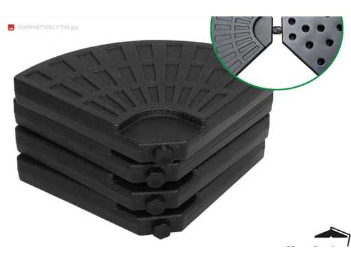 Maxxgarden 21240 Tuiles parasol en quatre pièces (10x)