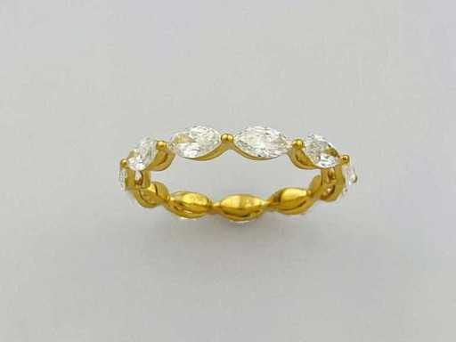 Marquise Diamond Eternity Band 2.23 Cts Ring Inspired By Taylor Swift