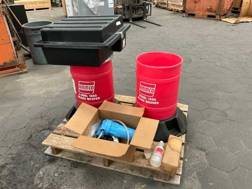 Ammco Model 1450 Remreiniger met accessoires