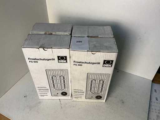 DBK FG 500 frost protection heaters (4x)
