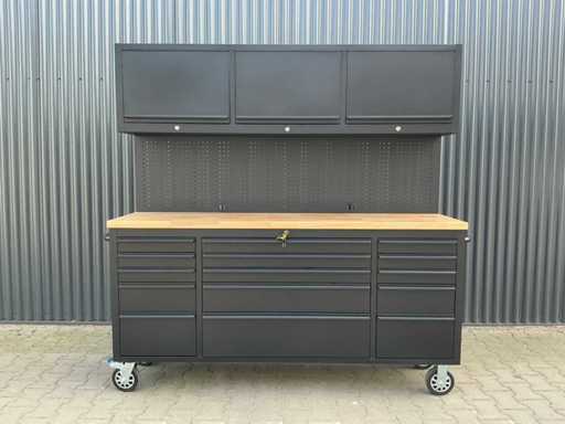 Field Industries 7218 Black Coated Premium Werkplaatskast