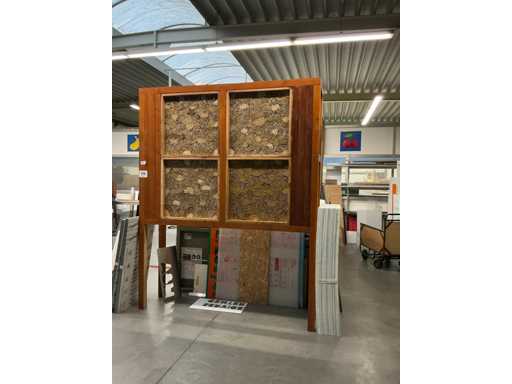 Wooden frame arrangement