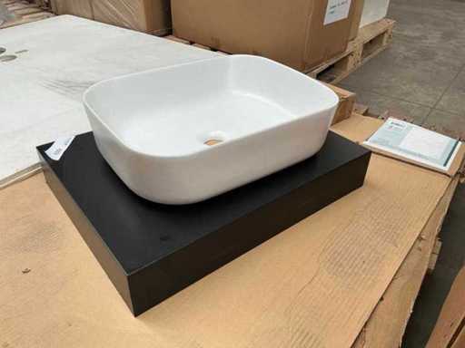 Bathroom furniture with washbasin (60x46 cm)